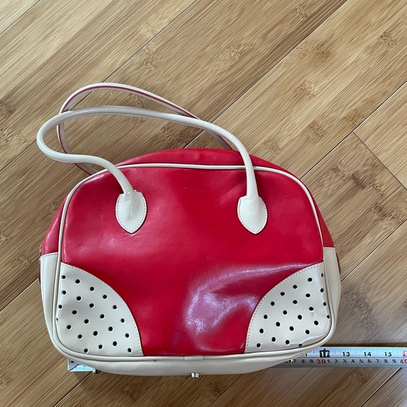 Tosca Blu Italian leather handbag. Lightly used. - Picture 5 of 7